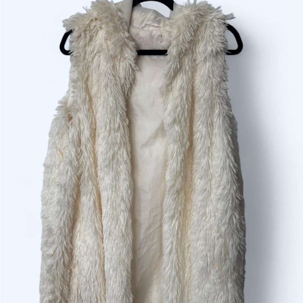 Women's Elegant Cream Teddy Jacket